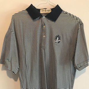 2007 PGA Championship Southern Hills logo Fairway & Greene golf polo medium blue